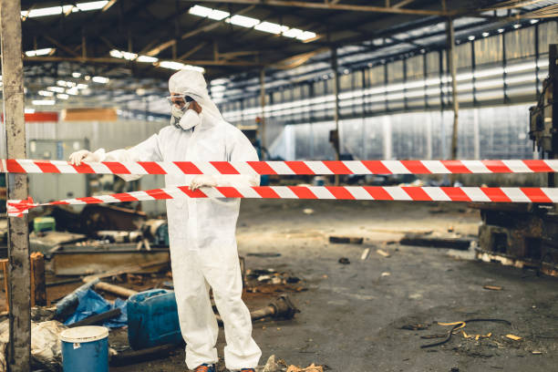 Professional Biohazard technician working in Sewaren, NJ